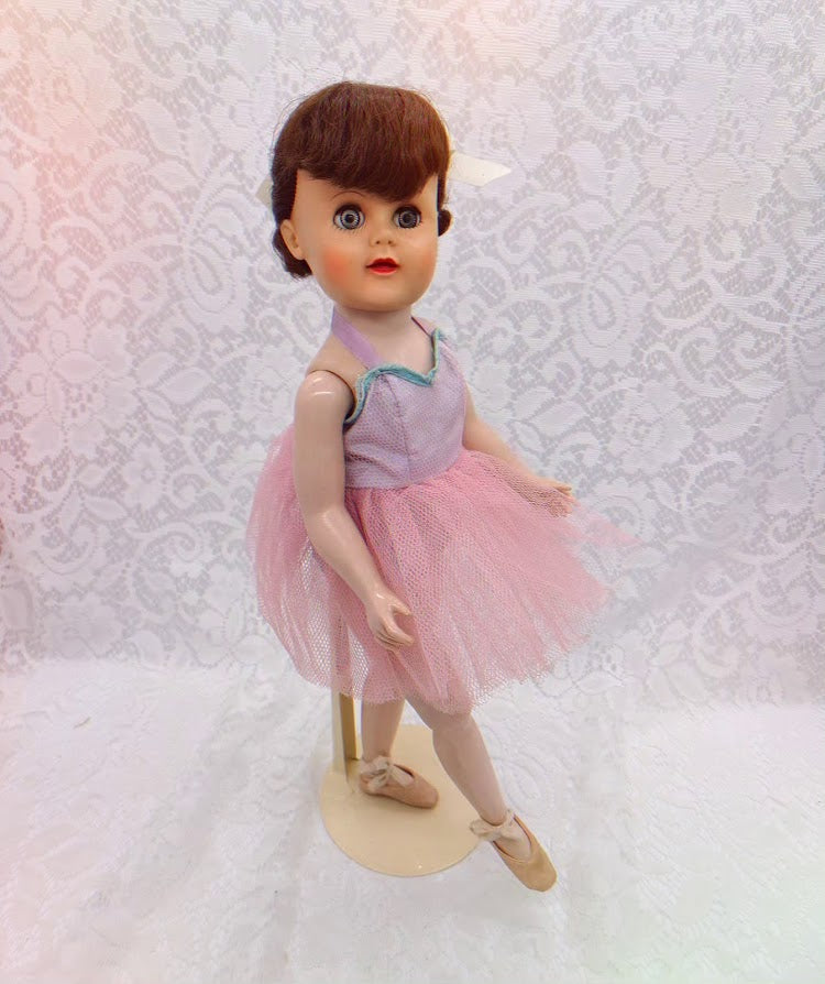 Carrie Haunted Doll ~ 18" Hard Plastic Jointed Ballerina 1950s ~ Paranormal ~ Insecure ~ Needs a Stable Home