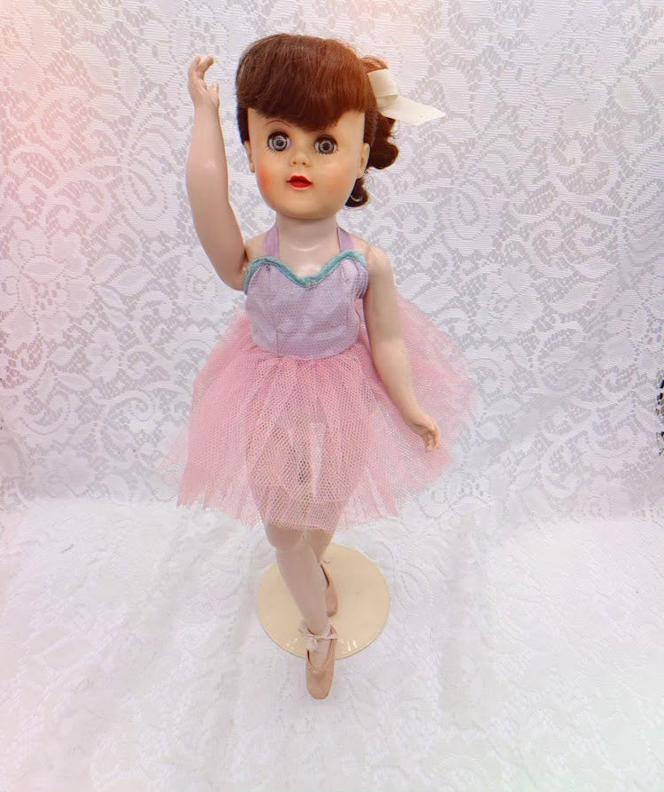 Carrie Haunted Doll ~ 18" Hard Plastic Jointed Ballerina 1950s ~ Paranormal ~ Insecure ~ Needs a Stable Home