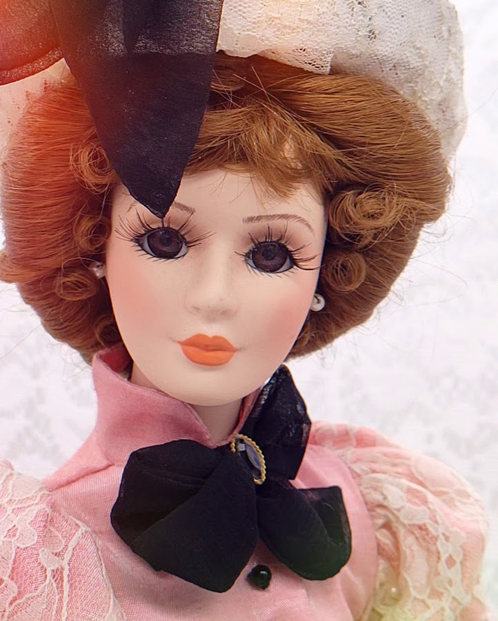 No Reserves Catherine Haunted Doll ~ 22" Large Fancy Victorian Gibson Girl Type Vessel ~ Paranormal ~ SPECIAL ~ Writer ~ Astrologer ~ Spiritualist ~ Historical Spirit