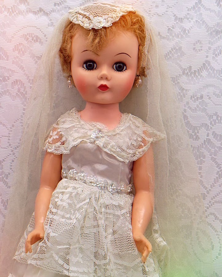 Alice Haunted Doll ~ BIG 22" Vinyl Stuffed 1950s Grocery Store Doll ~ Paranormal ~ Stuck in the Past ~ Sad ~ Lonely