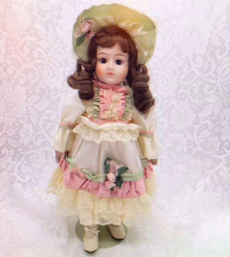 Reserved Kelly *pick up 10-20* Amelia Haunted Doll ~ 16" Signed Gorham MUSICAL Jumeau Reproduction ~ Paranormal ~ Amazing Child Spirit ~ Psychic ~ Gifted ~ Indigo Child