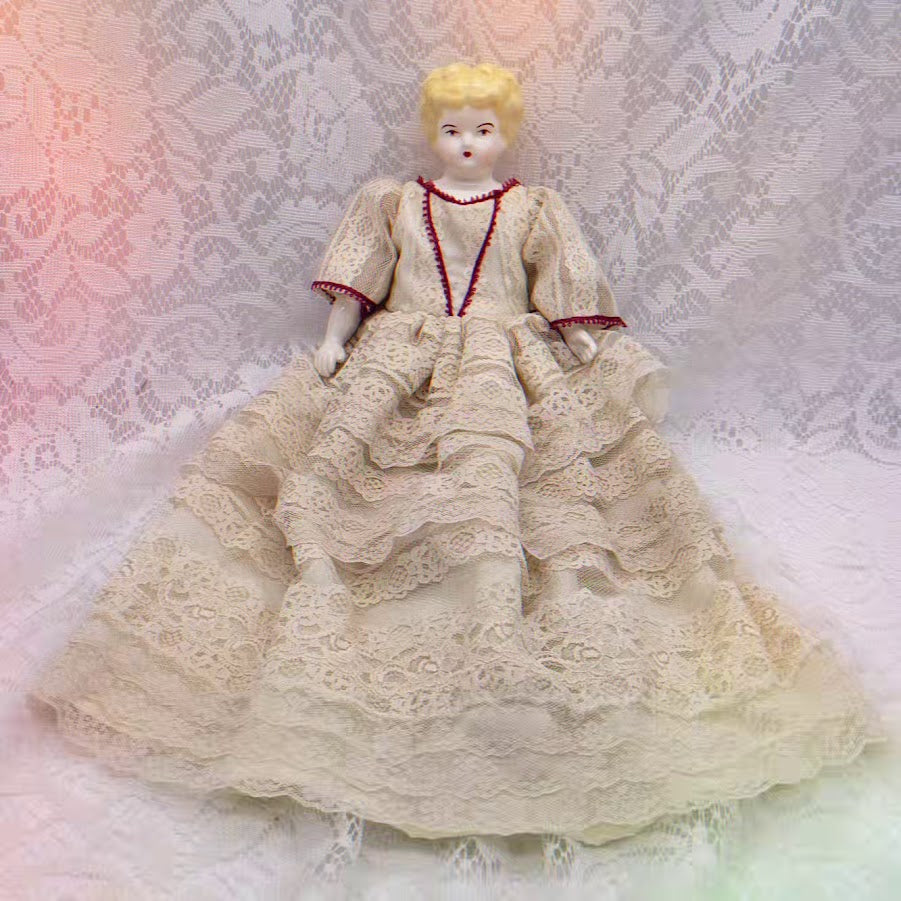 Elisabeth Haunted Doll ~ 12" Handmade Bisque Reproduction China Head Vessel ~ Paranormal ~ Killed in Berlin in the 30s ~ Victim of Serial Killer