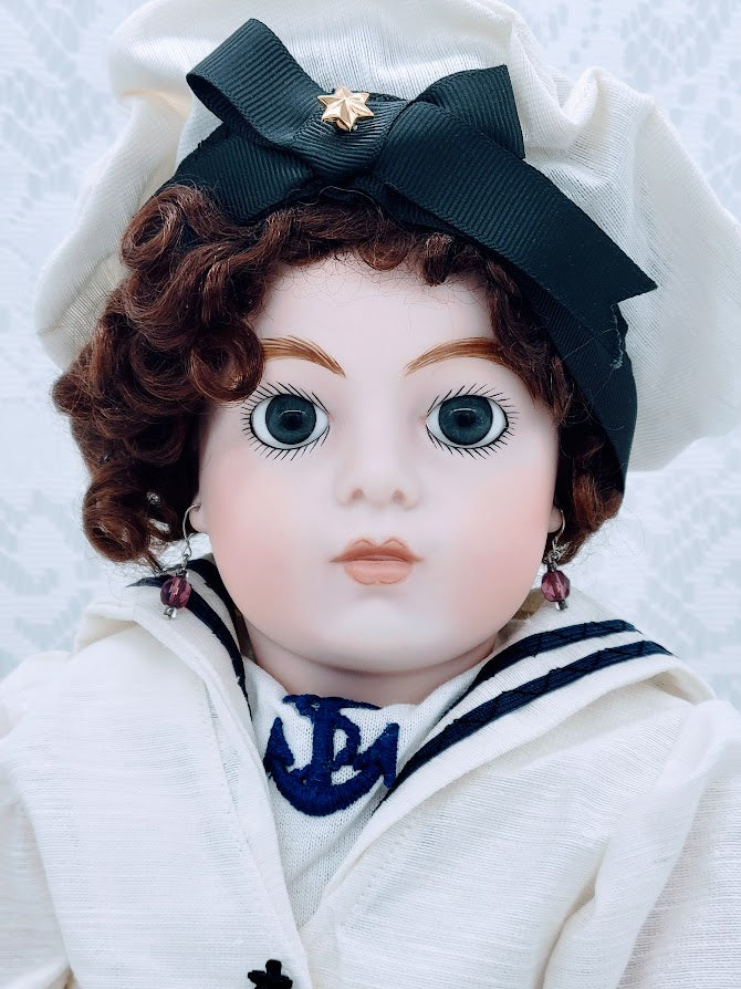 Ivy Haunted Doll ~ 20" Signed Jumeau Déposé Bébé French Reproduction Real Seeley Jointed Body ~ Paranormal ~ Prissy ~ Died At Sea ~ SS Princess Sophia