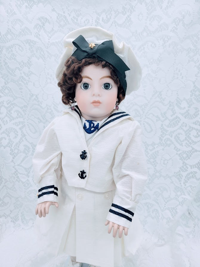 Ivy Haunted Doll ~ 20" Signed Jumeau Déposé Bébé French Reproduction Real Seeley Jointed Body ~ Paranormal ~ Prissy ~ Died At Sea ~ SS Princess Sophia