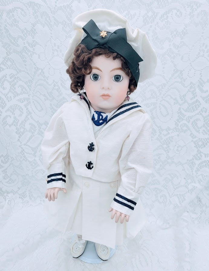 Ivy Haunted Doll ~ 20" Signed Jumeau Déposé Bébé French Reproduction Real Seeley Jointed Body ~ Paranormal ~ Prissy ~ Died At Sea ~ SS Princess Sophia