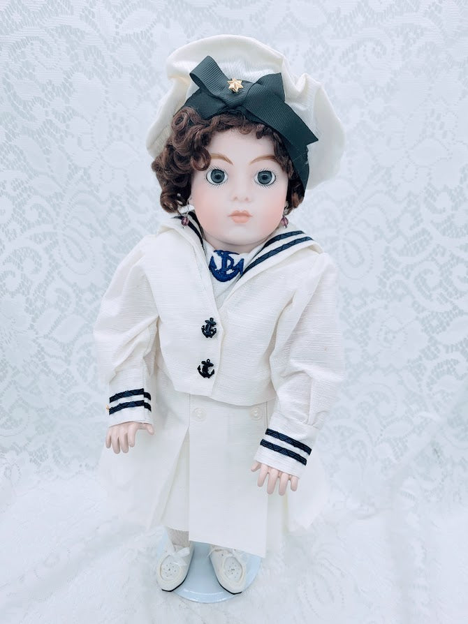 Ivy Haunted Doll ~ 20" Signed Jumeau Déposé Bébé French Reproduction Real Seeley Jointed Body ~ Paranormal ~ Prissy ~ Died At Sea ~ SS Princess Sophia