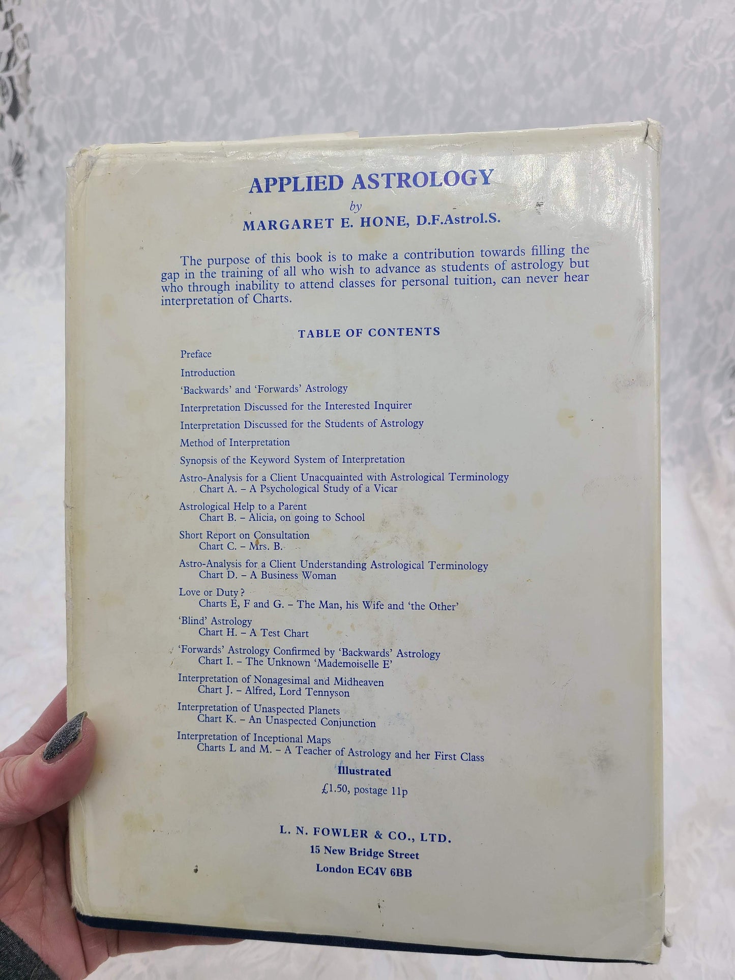 VINTAGE ASTROLOGY BOOK! The Modern Textbook of Astrology by Margaret Hone (Second Edition) 1954