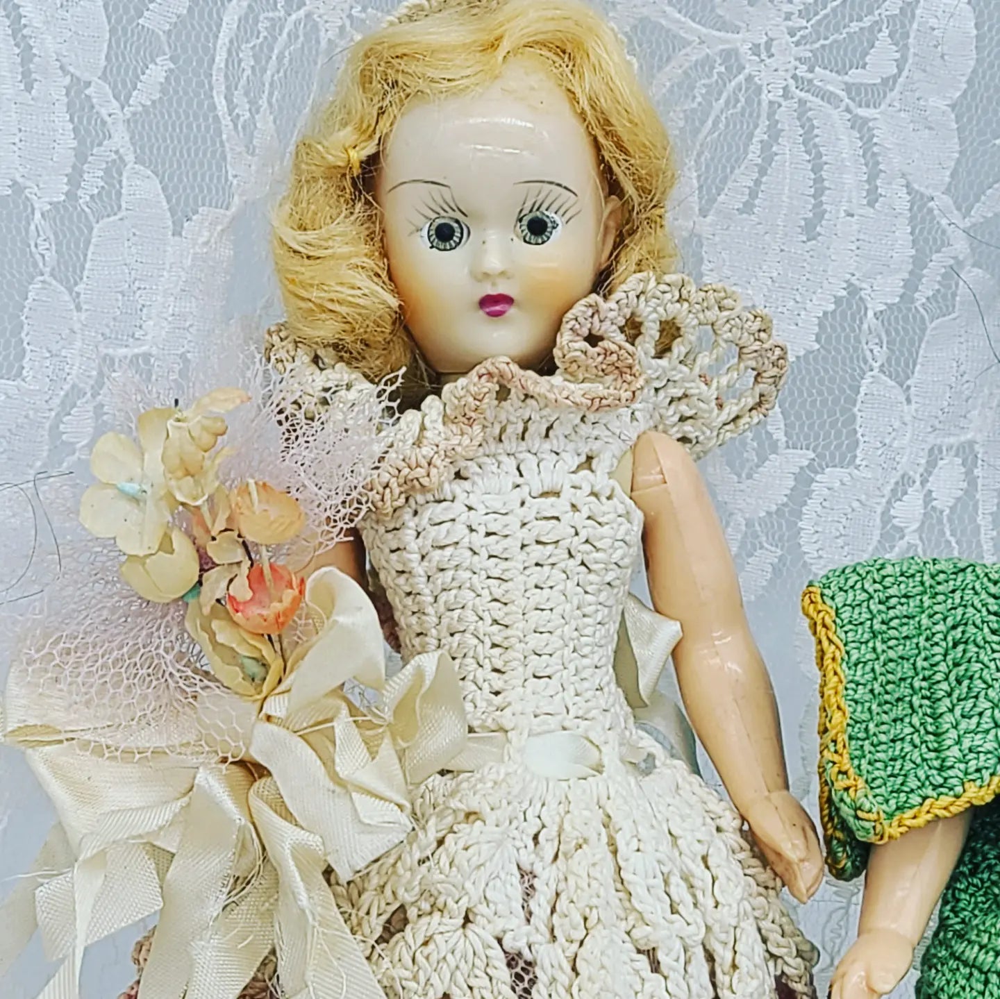 Lot of Three (3) Vintage 1950s Duchess Dolls/ Storybook/Hollywood Dolls 8" Hard Plastic Sleepy Eye Dolls