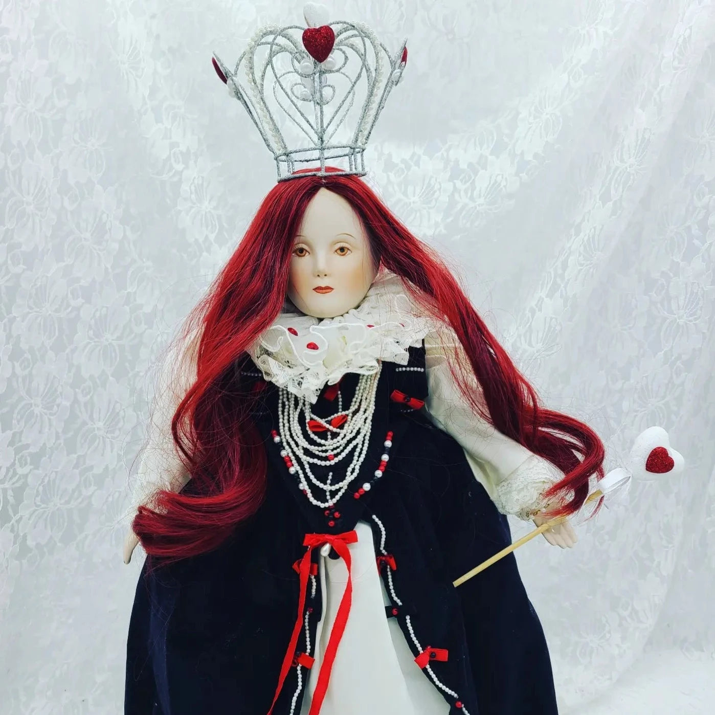 Mateja Haunted Doll ~ 18" Franklin Mint? Porcelain OOAK Queen Vessel ~ Paranormal ~ Divoženka Spirit ~ Astral ~ Otherworldly