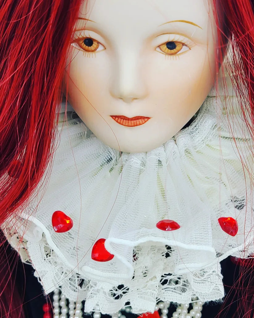 Reserved Emily 8/24 Mateja Haunted Doll ~ 18" Franklin Mint? Porcelain OOAK Queen Vessel ~ Paranormal ~ Divoženka Spirit ~ Astral ~ Otherworldly
