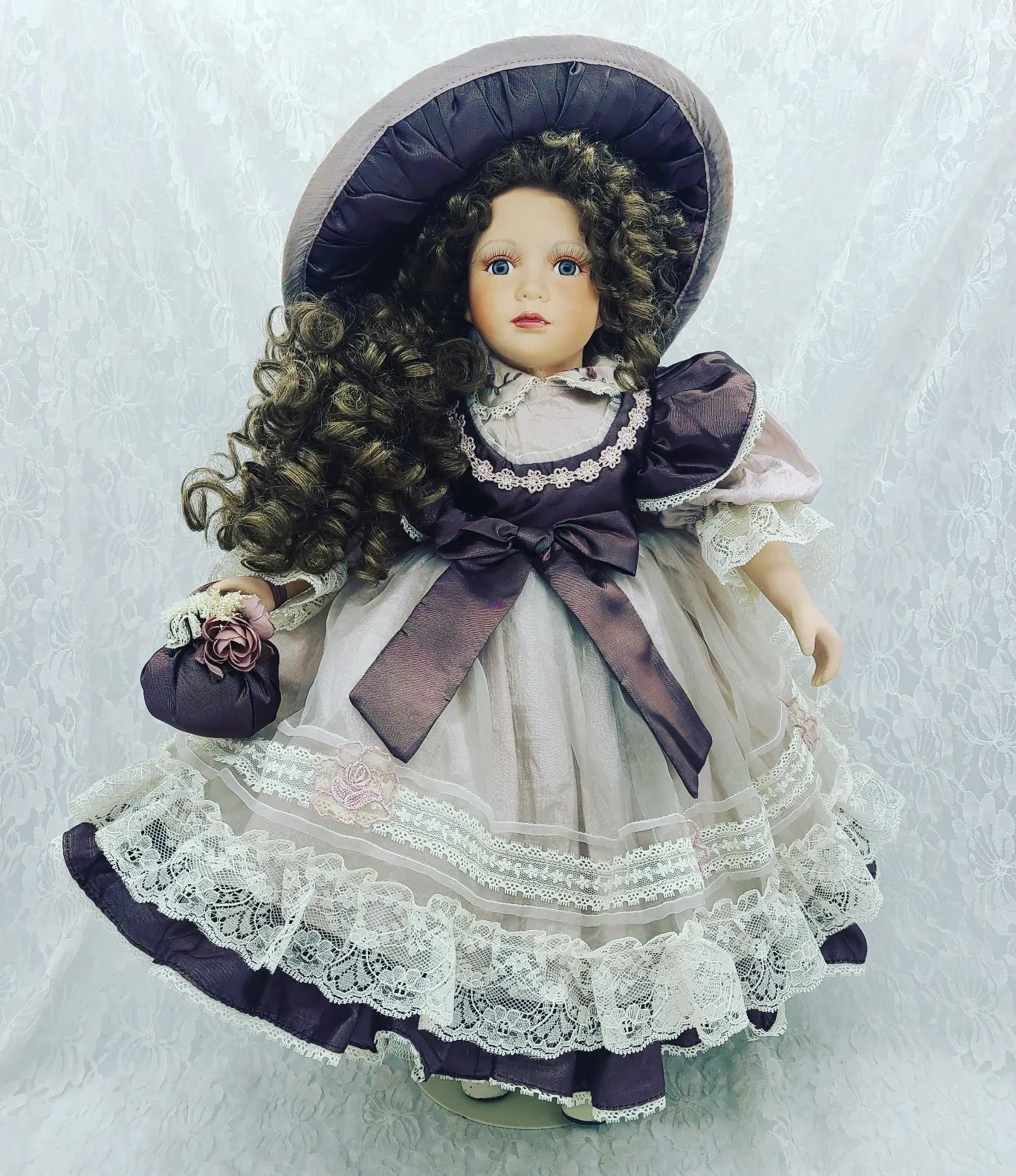 Reserved Danielle 9/8 Emmeline Haunted Doll ~ 24" BIG Fancy Heavy Porcelain Doll ~ Paranormal ~ Intuitive ~ Experience Preferred ~ Smart and Highly Communicative