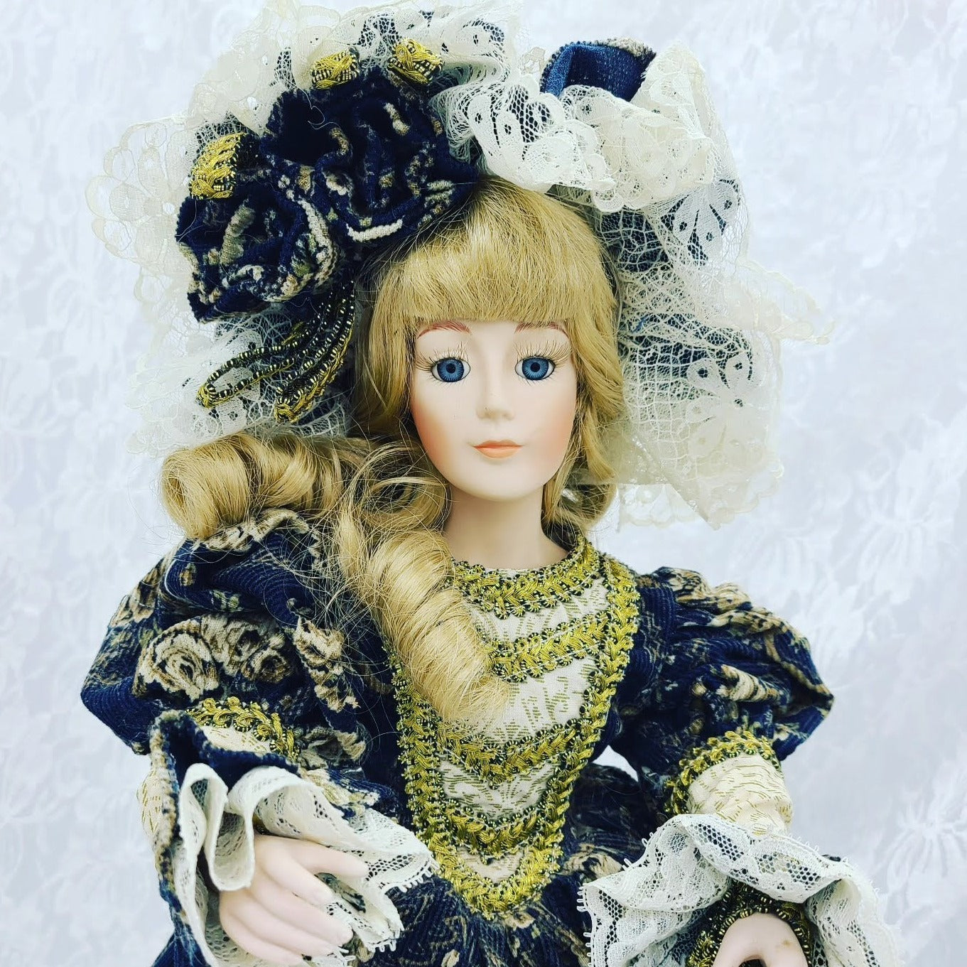 Marian Haunted Doll ~ 18" Victorian Porcelain lady Vessel ~ Paranormal ~ Stuck in 1931 ~ Socialite Type ~ Drowned