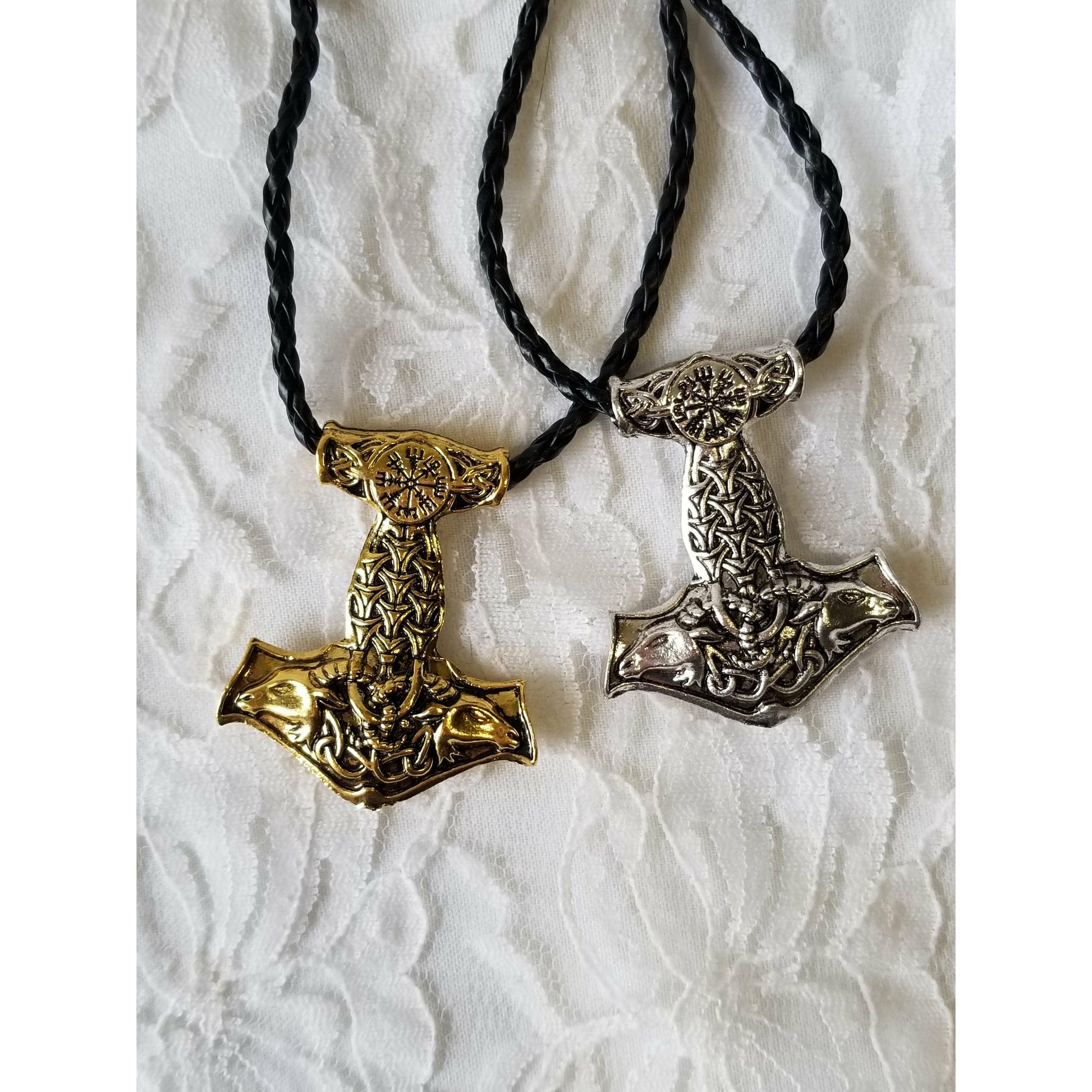 Seiðr THOR's HAMMER Mjölnir Necklace Gift for Him (or Her) Talisman Amulet Pendant ~