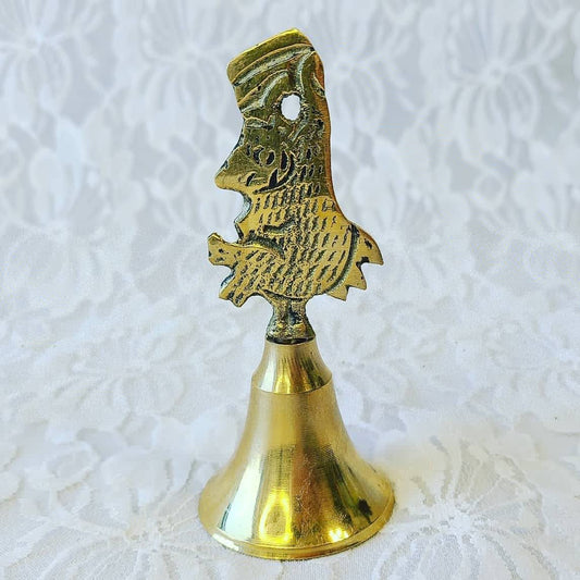 Antique Brass Bell 4.25" Australia Koala Souvenir ~ Witches Bell ~ Wiccan ~ Pagan ~ Chime Bell ~ Altar Supplies ~ Magick