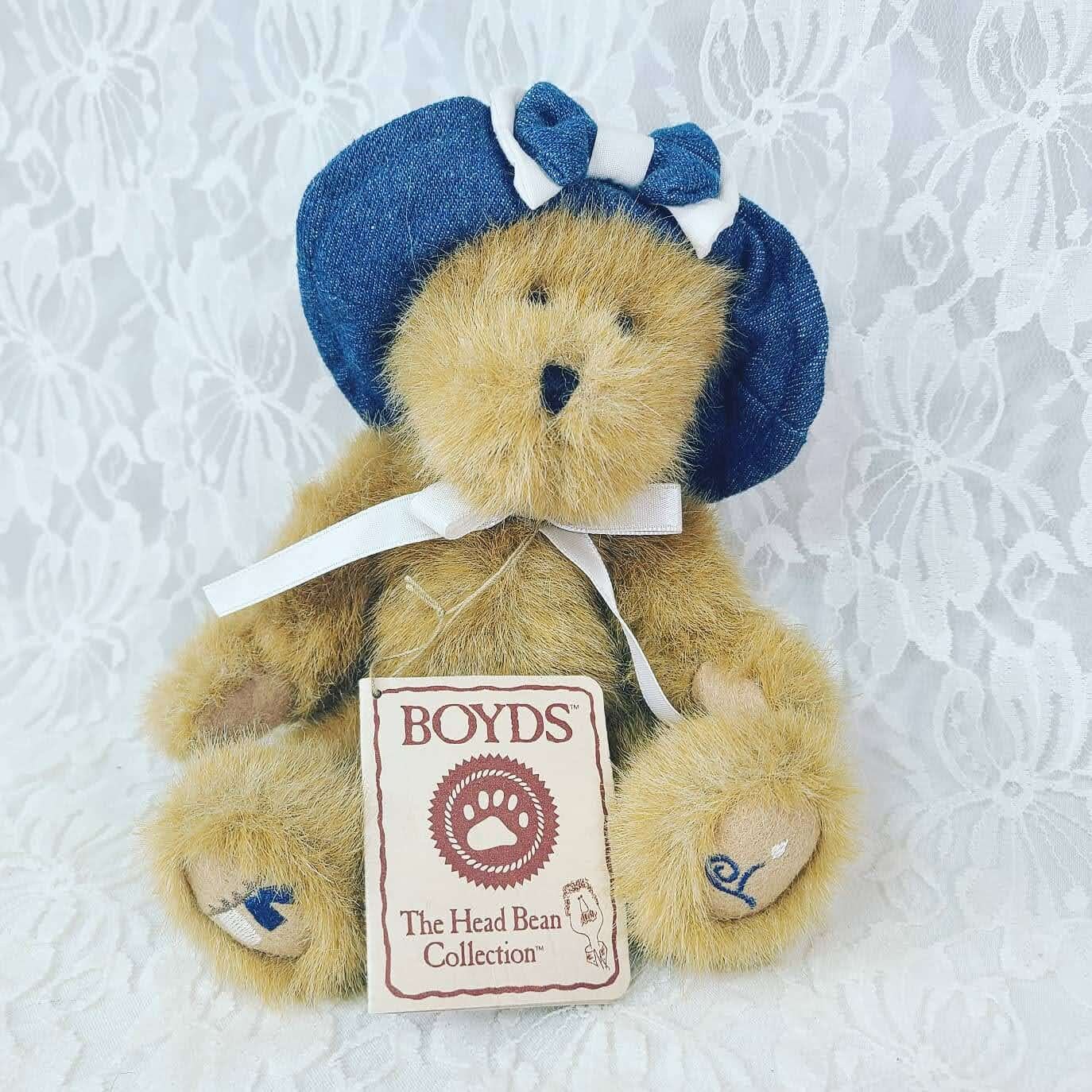 Vintage Boyd's Bears Collectible Bear ~ Stuffed Toy Bear Plush 8" W/Tags