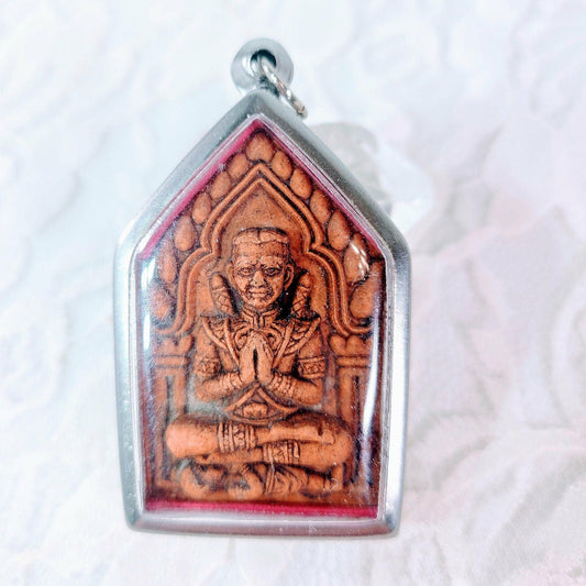 Mystical Blessed Thai Buddha Amulet Talisman for Health ~ Kuman Thong MONEY MAGNET ~ Ancient Terracotta Buddha Buddhist ~ WEIRD Must Read