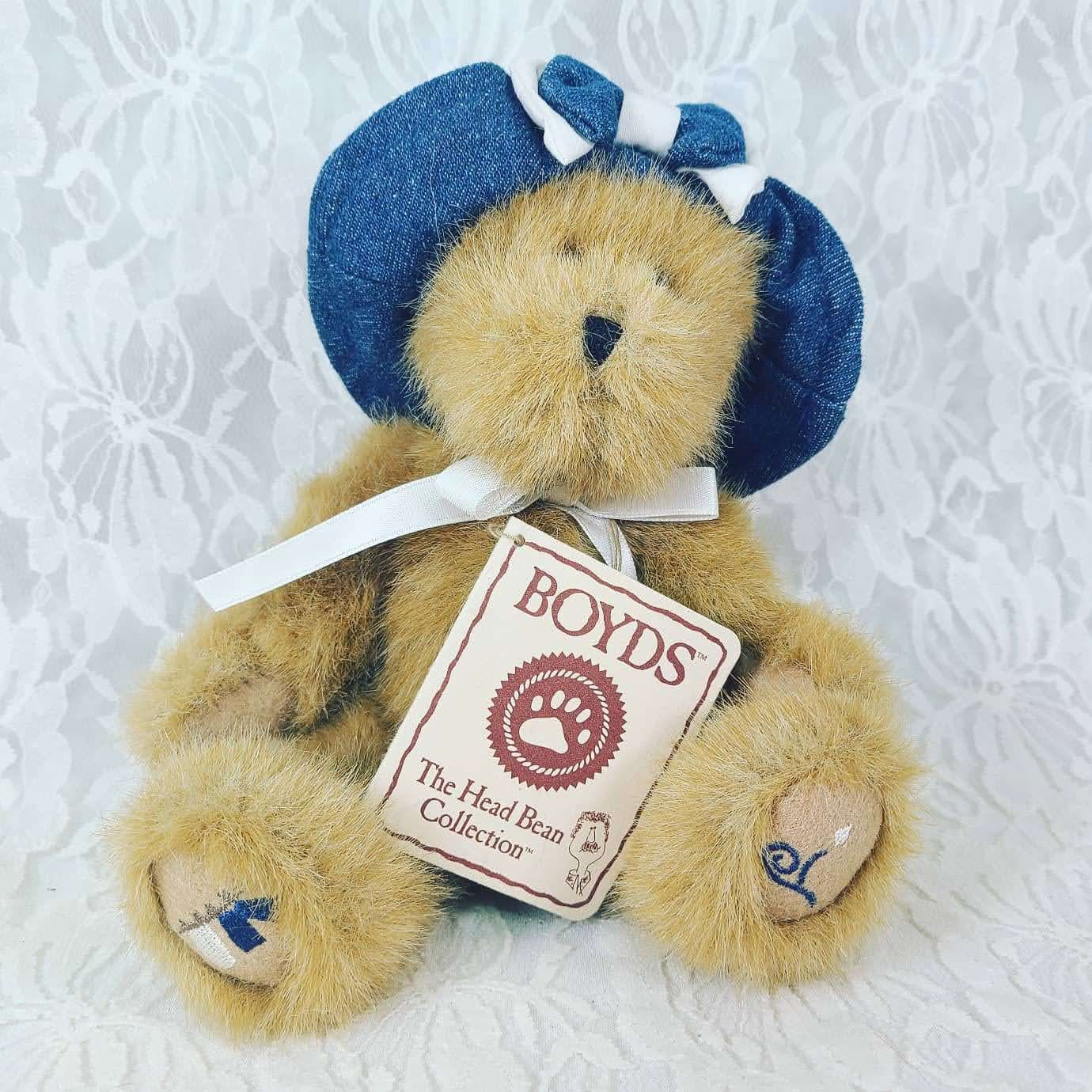 Vintage Boyd's Bears Collectible Bear ~ Stuffed Toy Bear Plush 8" W/Tags