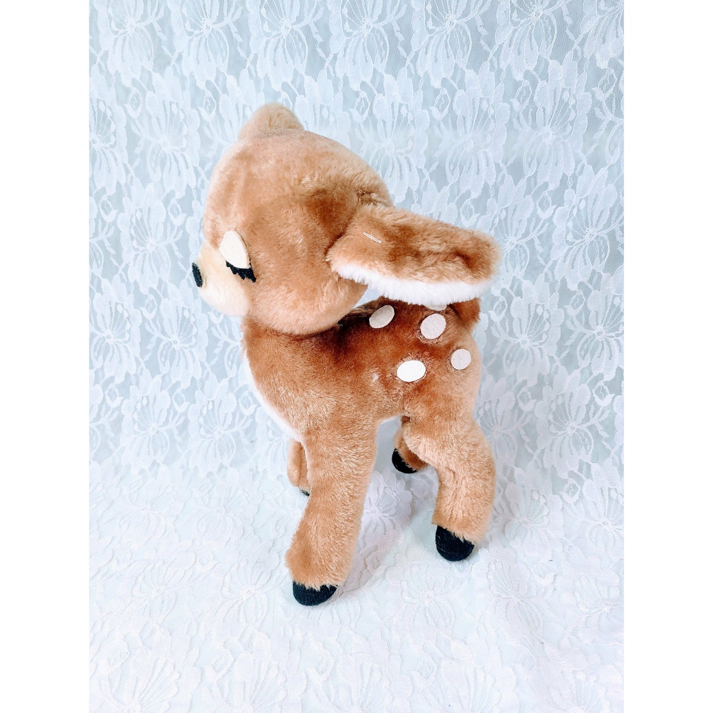 Super RARE 1970s Vintage Stuffed Deer ~ Christmas Deer ~ Dakin Deer ~ Made in Japan ~ Dakin Nature Babies